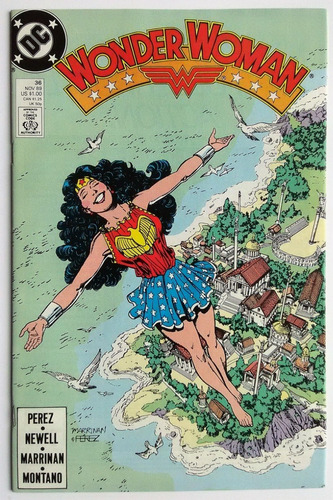 Wonder Woman 36 Dc Comics 1989 George Perez