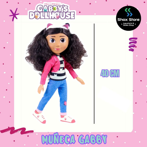 Muñeca La Casa De Gabby Dolhouse 40cm Tapimovil Original