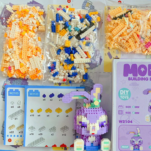 2104 Little Rabbit Dai Lu - Popular Kids Puzzle Building