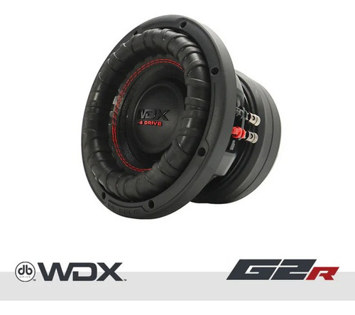Subwoofer Db Drive Wdx8g2r.4 Doble Bobina 4-ohm 750watts Rms