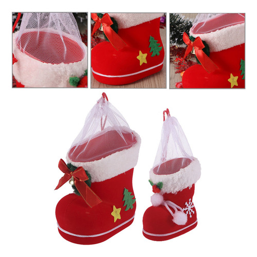 Caja De Regalo De Caramelos Navideños Reutilizables De 2 Pie
