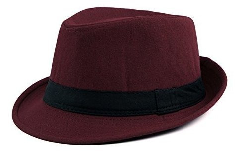 Ayliss Trilby Fedoras Panama Jazz Hat Sombrero De Ala Corta 