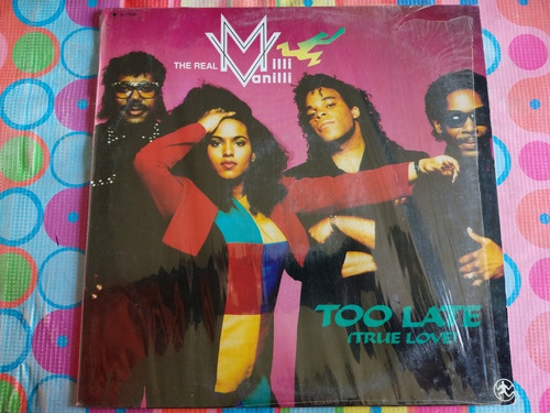 The Real Milli Vanilli Lp Too Late (true Love) V 