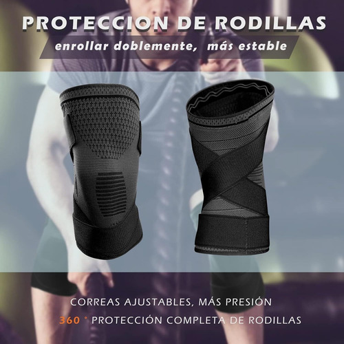Rodilleras Deportivas Gimnasio, Rodilleras Elásticas Soporte