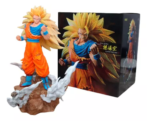 Boneco Goku Super Saiyajin 3 Dragon Ball Z Gt Super, Bijuteria Feminina  Dragon Ball Usado 89373340