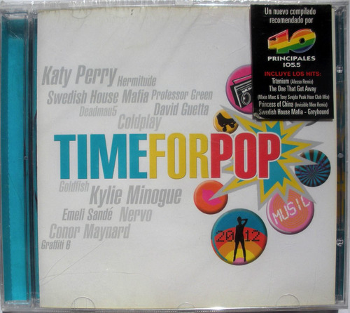 Time For Pop - Minogue- Rhianna - Coldplay - Cd Promo Nuevo