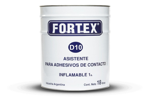 Diluyente Asistente D10  P/ Cemento Contacto X 18lt - Fortex