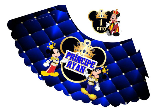 10 Abajures Na Taça Mickey Realeza Ou Outro Tema Com Led