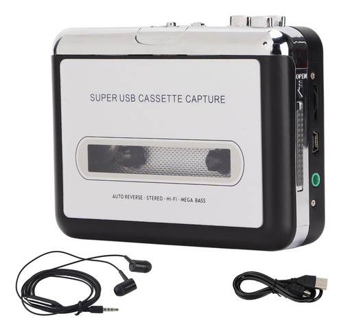 Reproductor De Casetes Portátil, Convertidor De Cinta A Mp3