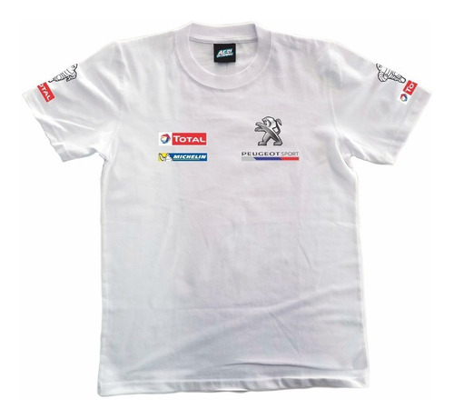 Remera Estampada Wrc Rally Peugeot Sport Xxxl