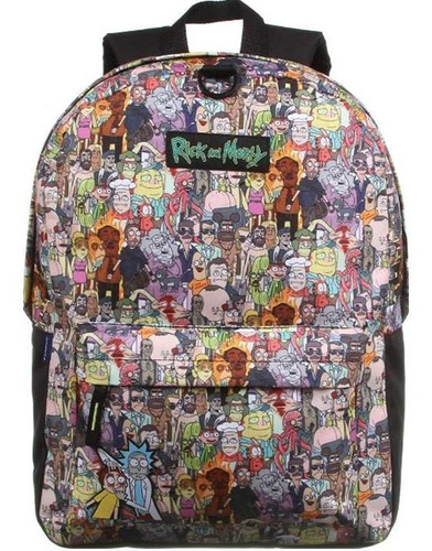 Mochila De Costas Escolar Rick And Morty Oficial