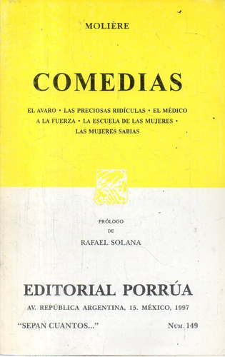 Moliere - Comedias - Editorial Porrua