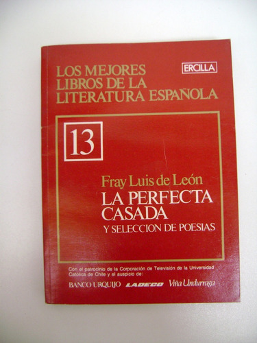 La Perfecta Casada + Poesia Leon Buena Edicion Chilena Boedo