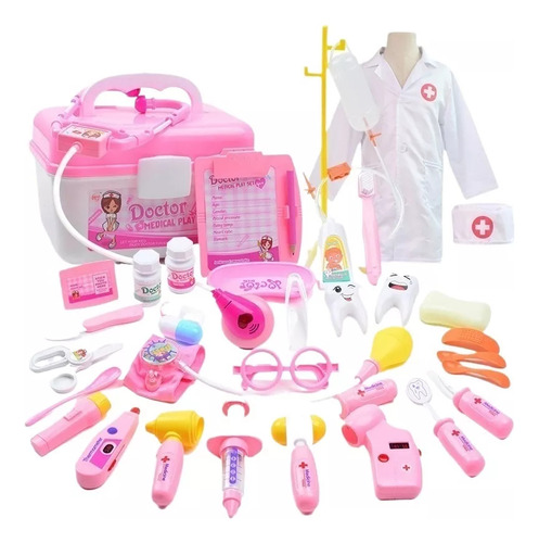 Maletín Médico Para Niños Toy Medical Kit, 35 Piezas