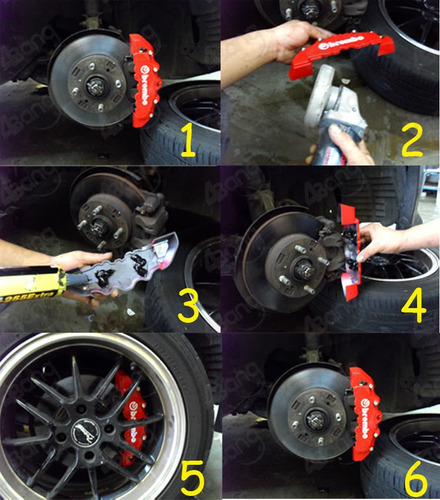 Cobertor De Freno Caliper Brembo 24cmt El Par Talla L