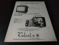 Comprar (pe214) Publicidad Clipping Televisores Talent * 1978