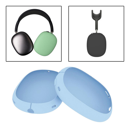 Almohadillas Protectoras Para Auriculares Max, Azul Claro