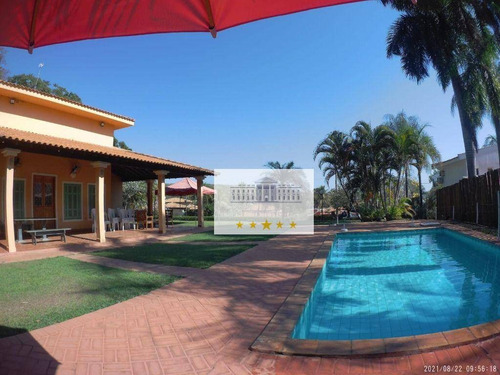 Imagem 1 de 22 de Rancho Com 3 Dormitórios, 200 M² - Venda Por R$ 850.000,00 Ou Aluguel Por R$ 2.800,00/mês - Condomínio Paquetá - Araçatuba/sp - Ra0062
