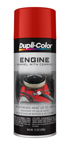 Pintura Altas Temperaturas Color Rojo Resina Ceramica