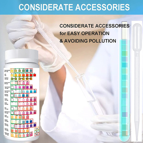 Kits De Análisis De Agua R7crystally-16 En 1 Para Agua Potab