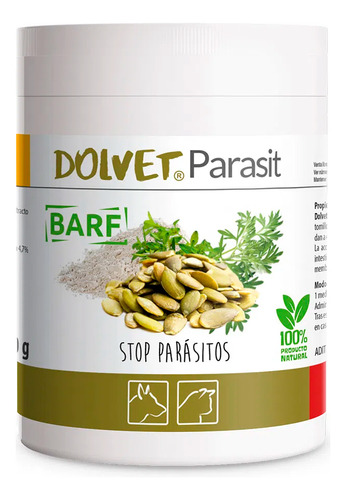 Antiparasitario Natural Dolfos Dolvet Parásitos 70g