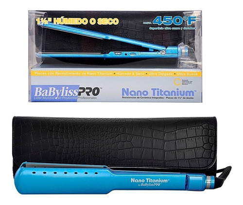 Planchita Plancha Pelo Humedo Con Estuche Babyliss Pro 2073