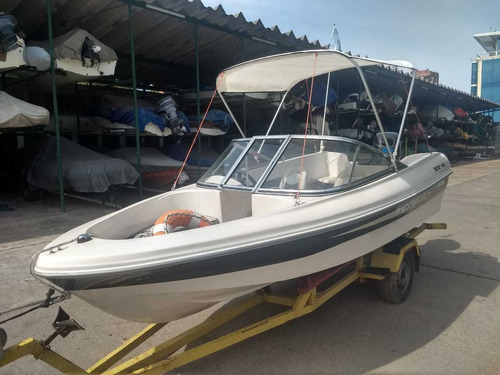 Vendo Lancha Como Nueva Tecno 445 Motor Power Tec 40 Hp