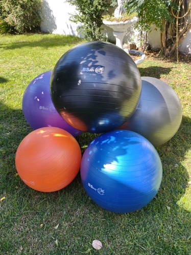 Imagen 6 de 10 de Pelota Esferodinamia De 75 Cm + Inflador Fit Gym Ball Pilates Yoga