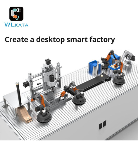 Wlkata Mirobot - Kit Educativo De 6 Ejes Robot Mini Brazo