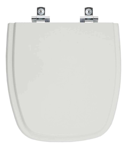 Assento Sanitário Soft Close Versato Cinza Prata Para Celite