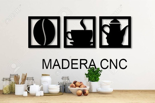 Cuadros Decorativos Coffe/cafe Madera Mdf 6mm Pared Hogar
