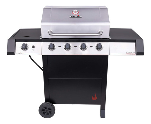 Parrilla De Barbacoa De Gas De Acero Inoxidable Con Bandeja