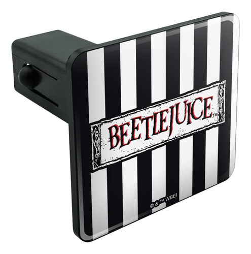 Beetlejuice Serie Animada Logo Tow Trailer Hitch Cover Plug