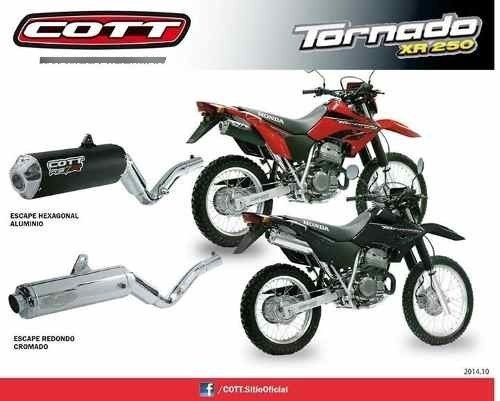 Escape Moto Honda Xr 250 Tornado Cott R7r Motoscba S