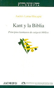 Kant Y La Biblia - Lema-hincapie, Andres