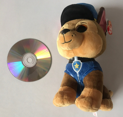 Peluche Perrito Chase Paw Patrol Mediano Ty Beanie Boos Nick (Usado)