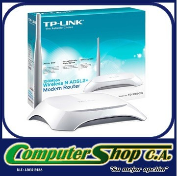 Modem Router Adsl2 De 150mbps / Td-w8901n / 1 Antena