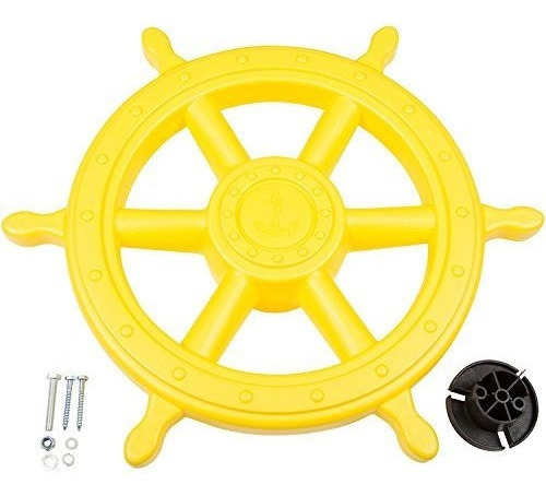Columpio Set Stuff Ships Wheel (amarillo) Con Accesorios De