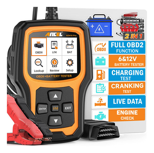 Herramienta De Diagnóstico Del Motor Ancel Ad410 Pro Obd2