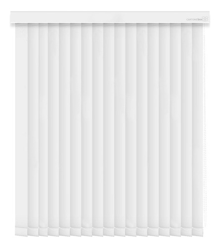 Persiana Vertical Pvc Cortina 130x65 Cm Sob Medida 65x130
