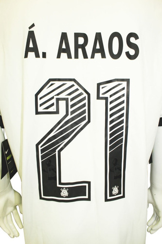 Camiseta Corinthians 2020/2021 Local N° 21 A. Araos Nike
