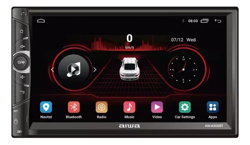 Radio Auto 2 Din Android Touch 7 Pulgadas Aiwa Awa502bt
