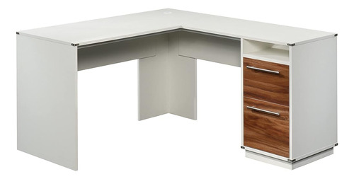 Sauder Vista Key L-desk, L: 59.65  X W: 54.21  X H: 30.16 , 