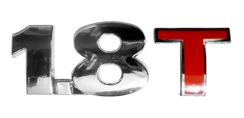 Emblema Trasero 1.8t T Rojo Vw Sharan Jetta Golf Passat A4