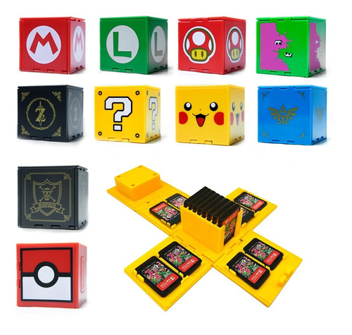 Estuche Para Juegos De Nintendo Switch Cubo