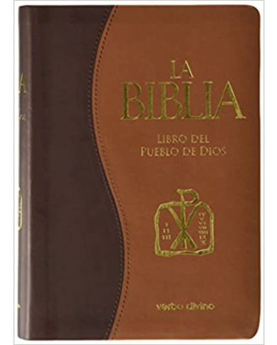 Biblia Libro Del Pueblo De Dios Símil Piel Bitono Con Uñeros