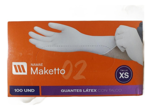 Guantes De Latex Caja X 100 Unidades Talla Xs