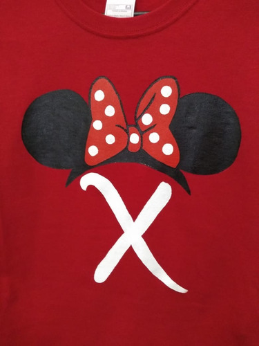 Playeras Personalizadas Minnie Mickey Disney Especial