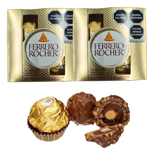 Chocolate Ferrero Rocher 7pack 4pz C/u 56pz Galleta Avellana