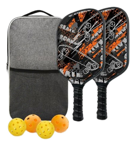 H 4 Raquetas De Pickleball Con 2 Raquetas De Nido De Abeja